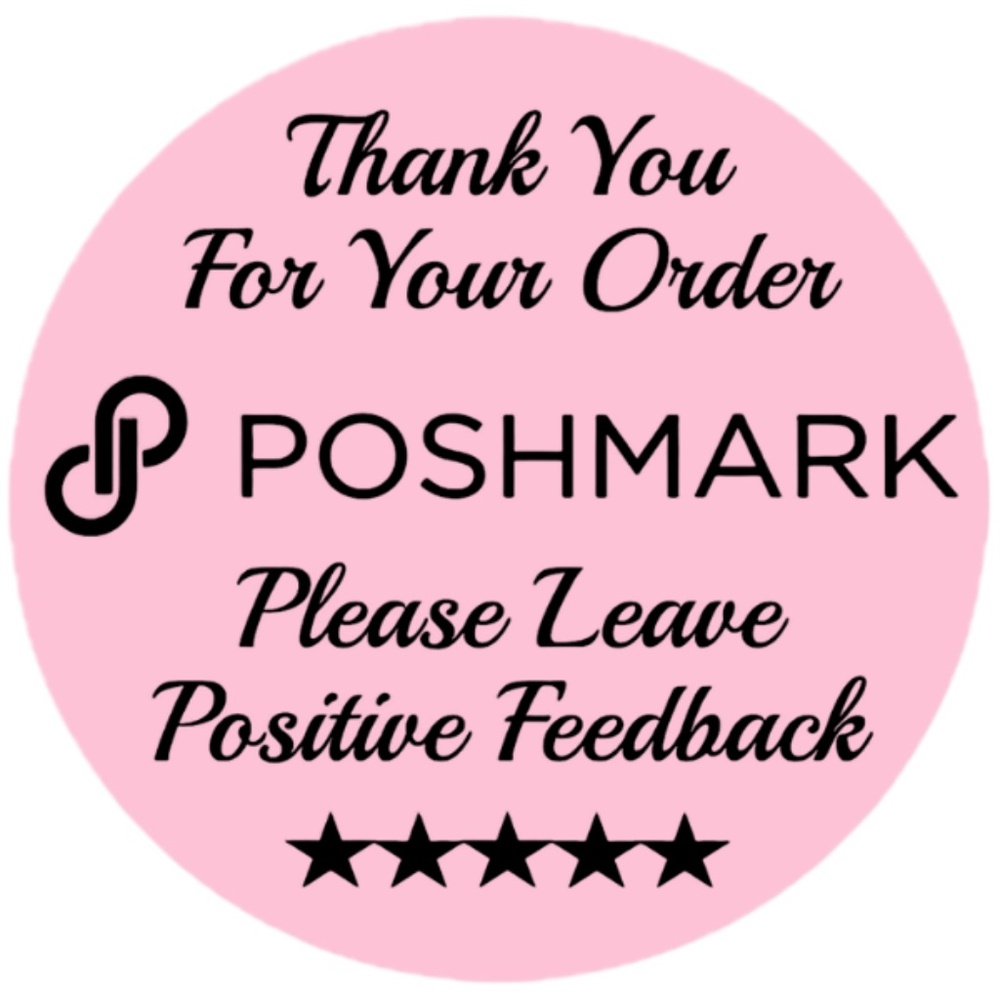 Thank You For Your Poshmark Purchase Labels Stickers 12 colors to choose from - Picture 13 of 14